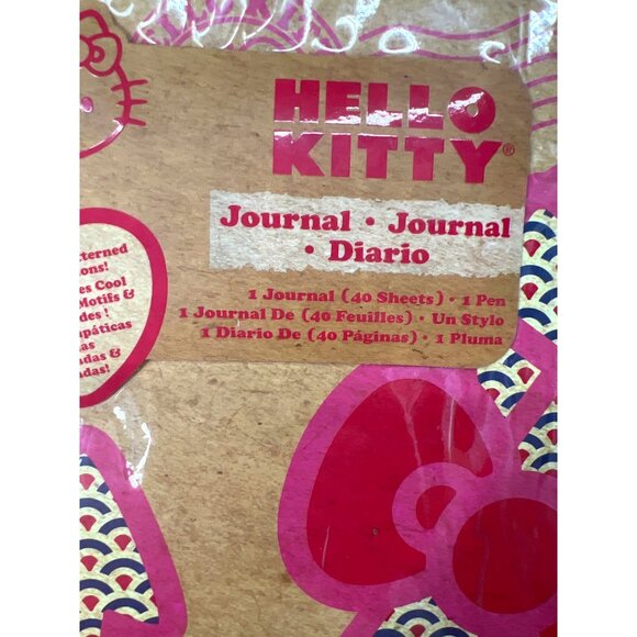 Hello Kitty Travel Journal With Pen Bilingual Scrapbook 40 Sheets - Picture 2 of 12